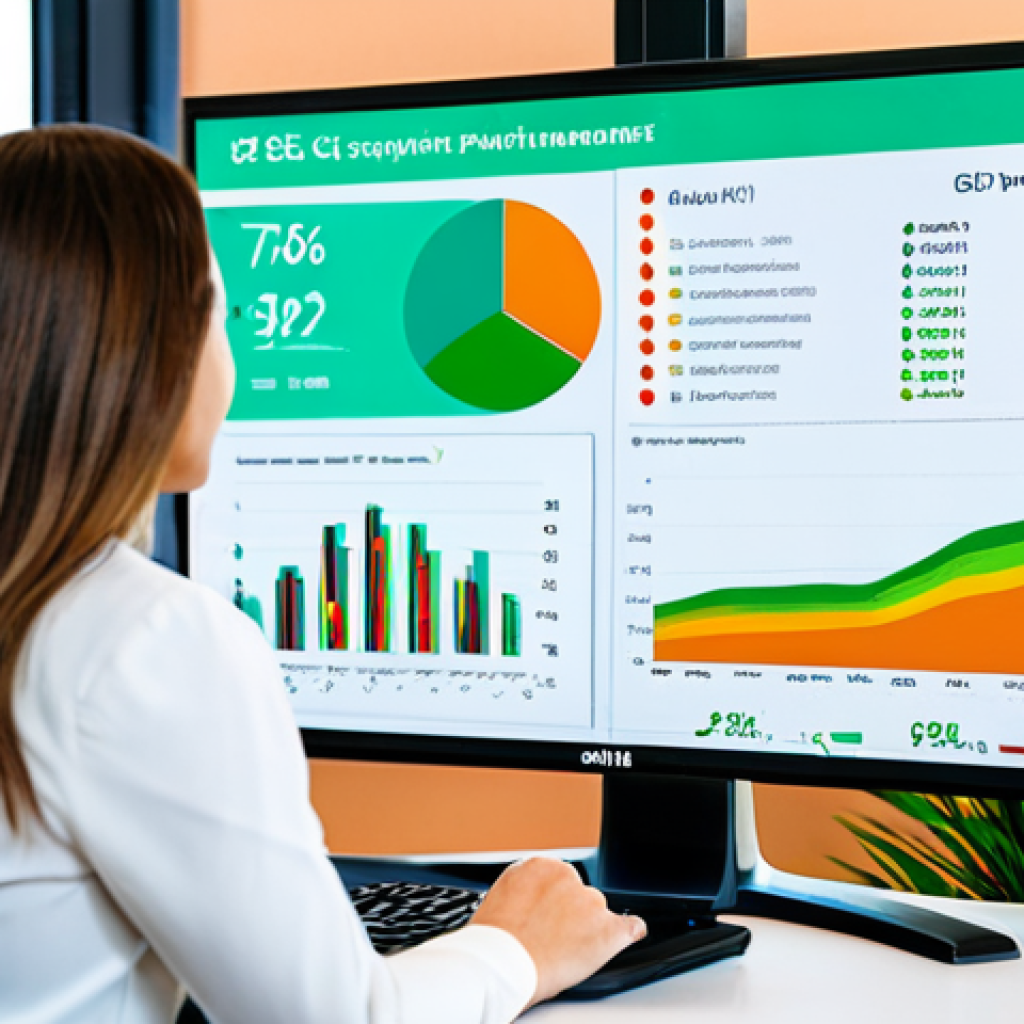 윤리적 투자 시뮬레이션 툴 사용법 - Sustainable Investment Analysis**

A professional working at a bright, modern desk, reviewing a colo...