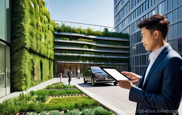 윤리적 투자와 CSR 기업의 사회적 책임 - **Prompt:** "A panoramic view showcasing the harmonious integration of ESG principles. On one side, ...