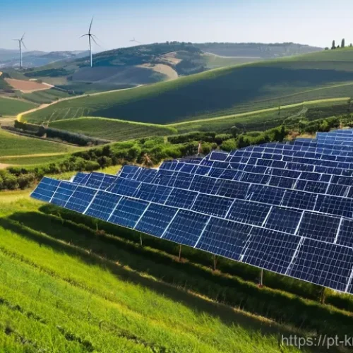 윤리적 투자와 지역 사회의 역할 - **Prompt 1: The Green Future of Portuguese Energy**
    A wide-angle, vibrant, and optimistic photog...