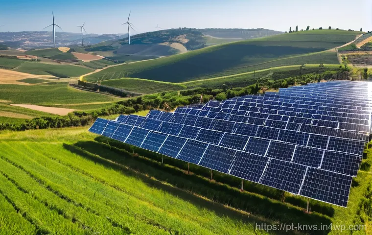 윤리적 투자와 지역 사회의 역할 - **Prompt 1: The Green Future of Portuguese Energy**
    A wide-angle, vibrant, and optimistic photog...