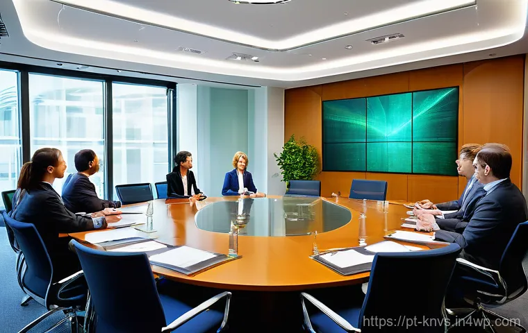 윤리적 투자와 글로벌 경제의 관계 - **Prompt 2: "An inspiring and inclusive modern office environment. A diverse group of employees, enc...