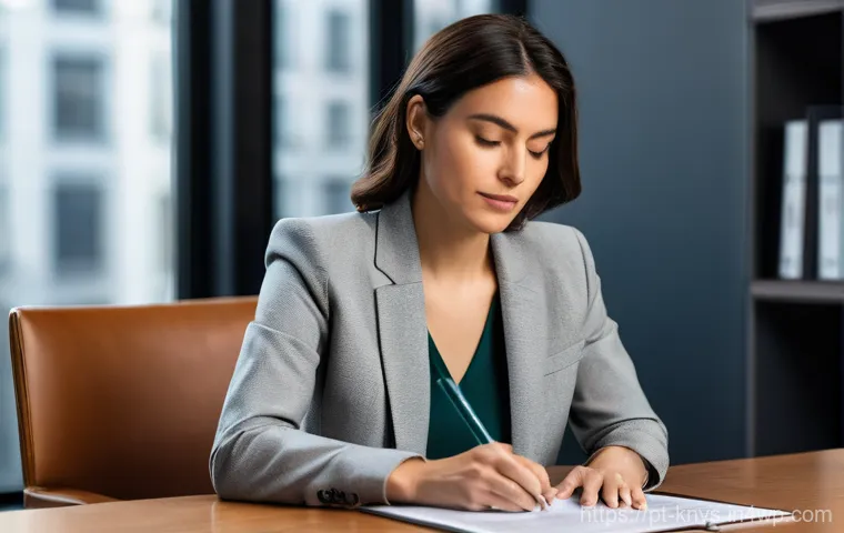 윤리적 투자의 성과 측정 도구 - **Prompt: Analytical Deep Dive into ESG Reports**
    A focused, intelligent Portuguese woman in her...