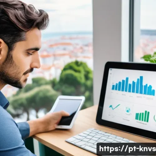 윤리적 투자와 비영리 기관의 역할 - **Prompt:** A Portuguese young professional, mid-20s to early 30s, dressed in smart casual attire, i...